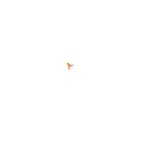 3d animated cursor with particles - cone shape