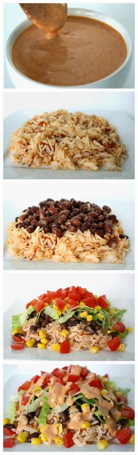 Burrito Bowl with Creamy Chipotle Sauce - Latest Food | Mexican food ...