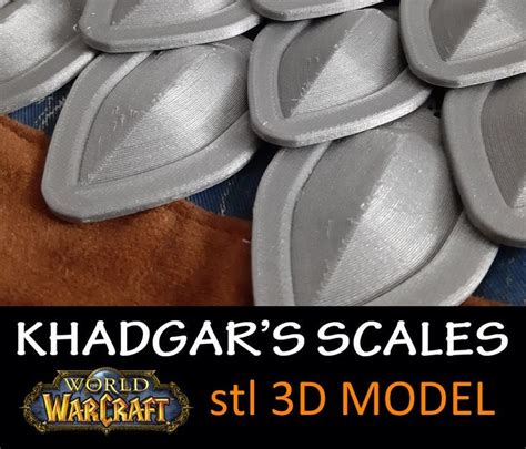 Khadgar's Scales STL 3D Model for Cosplay world of | Etsy in 2022 | World of warcraft, Warcraft ...