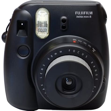 FUJIFILM instax mini 8 Instant Film Camera (Black) 16273403 B&H