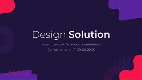 Design Solution Free PowerPoint Template and Google Slides Theme