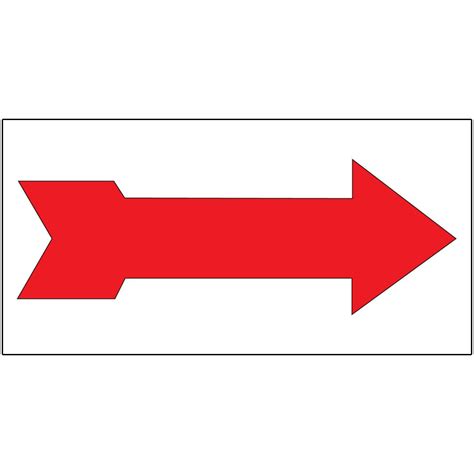 Right Arrow Red DECAL STICKER Retail Store Sign | eBay