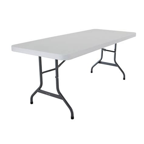 Lifetime 6' Commercial Folding Table - White/Granite - BJ's Wholesale Club