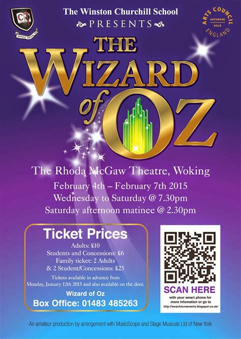 WCSC News: The Wizard of Oz tickets are selling fast