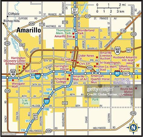 Amarillo Texas Map Photos and Premium High Res Pictures - Getty Images