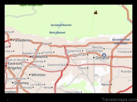 San Dimas, California A Detailed Map - TravelsMaps.Com