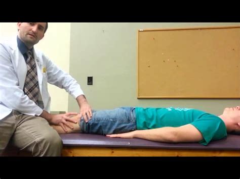 Patellar Tap Test for Knee Joint Effusion - YouTube