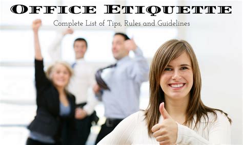 Office Etiquette: List of Tips, Rules and Guidelines - Wisestep