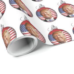 Trump Christmas Wrapping Paper | Zazzle