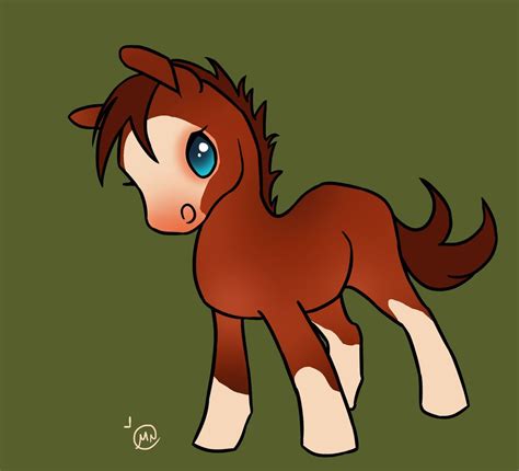 Chibi horse | Horse cartoon, Horse drawings, Cute drawings