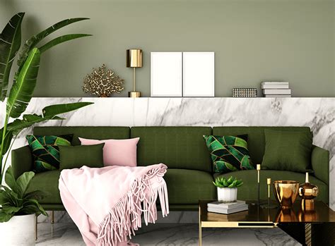 Create The Perfect Olive Green Living Room | WOW 1 DAY PAINTING