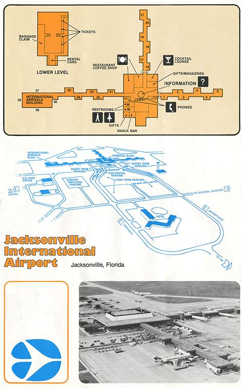 Jacksonville International Airport Guide 1980 - Sunshine Skies