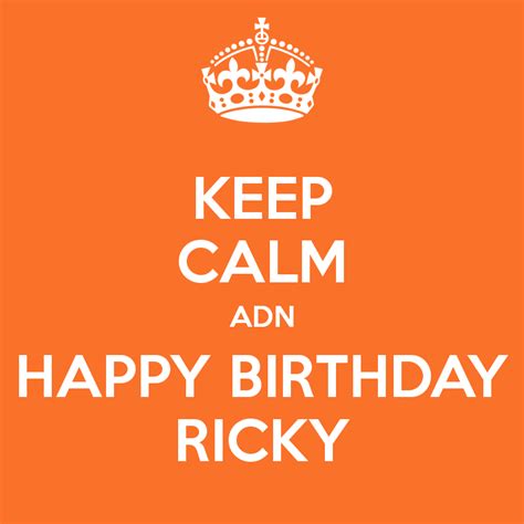 Happy Birthday Ricky Images And Quotes. QuotesGram