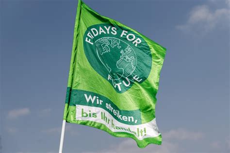 Premium Photo | Flag fridays for future, climate strike in germany