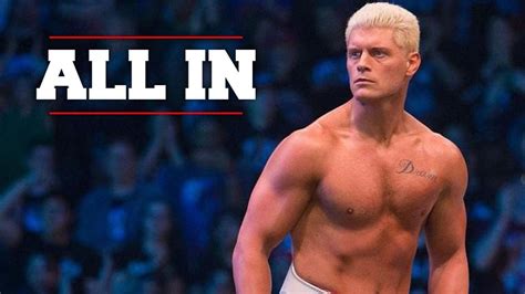 AEW All In wouldn't be the same without WWE Superstar Cody Rhodes