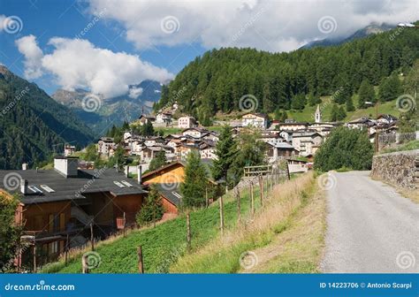 Pejo, Italy stock photo. Image of resort, green, countryside - 14223706