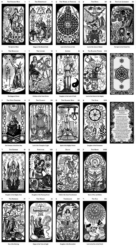 The Hermetic Tarot by Godfrey Dawson | Tarot cards art, Hermetic tarot ...