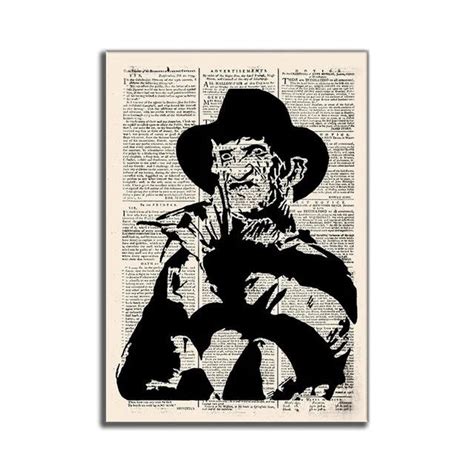 Freddy Krueger Horror Movie Poster – Aesthetic Wall Decor