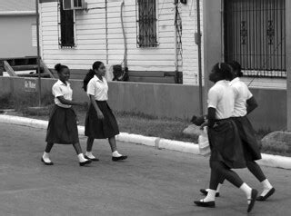 Belize City | Students in school uniforms walk down the stre… | Flickr