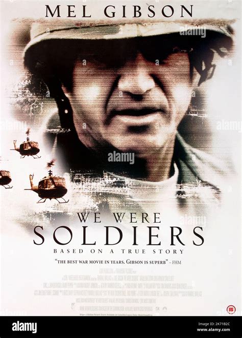 MEL GIBSON FILM POSTER, WE WERE SOLDIERS, 2002 Stock Photo - Alamy