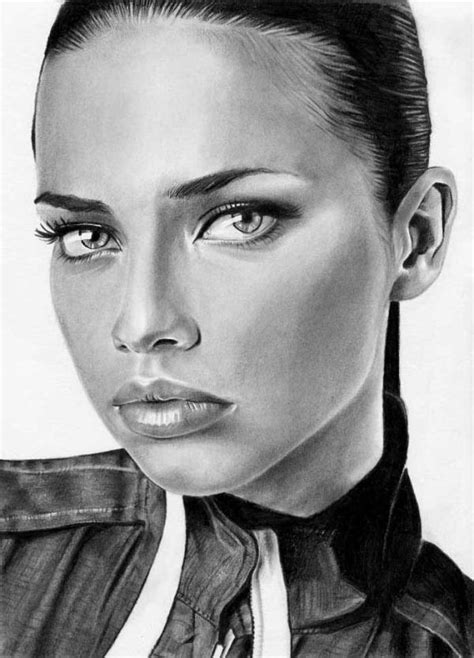 Curious, Funny Photos / Pictures: 54 Incredible female pencil portrait ...