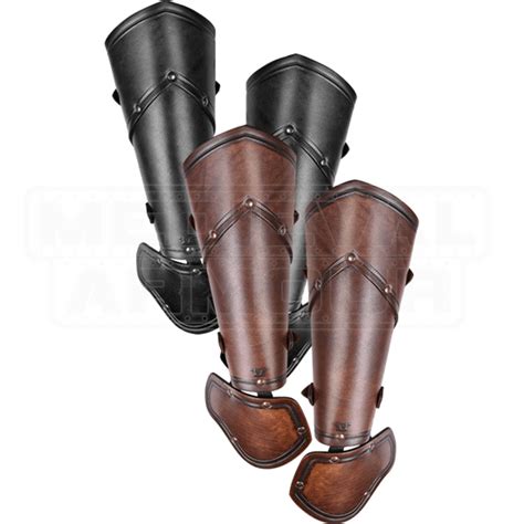 Sigfrid Leather Demi Gauntlets - MY100692 by Medieval Armour, Leather ...