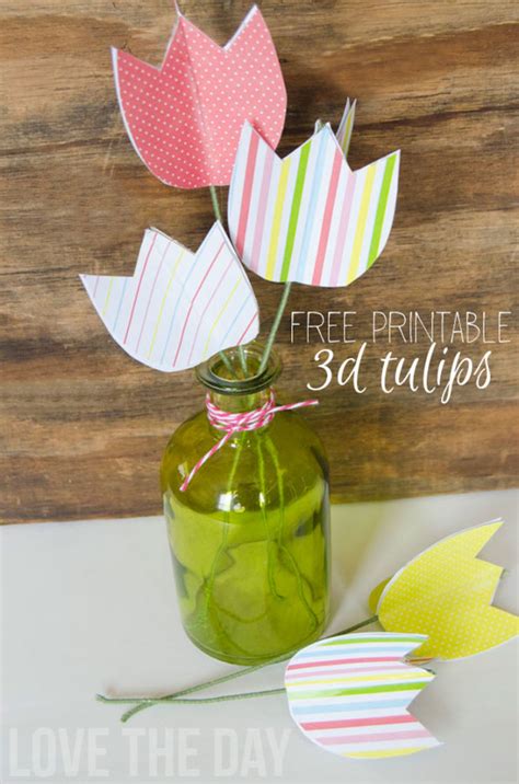 Easter Printables:: Tulips & Tutorial by Love The Day