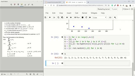 Gurobi & Python. Capacitated vehicle routing problem - YouTube