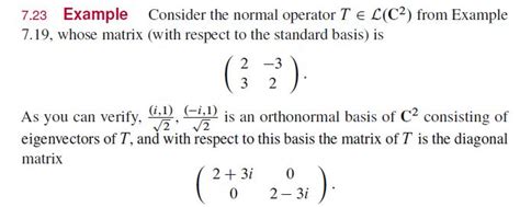 linear algebra - Orthonormal basis of this normal operator - Mathematics Stack Exchange