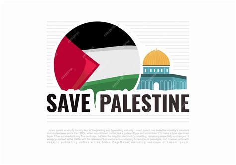 Premium Vector | Save palestine free palestine flag wallpaper flyer ...