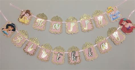 Disney Princess Inspired Banner, Princess Banner - Etsy