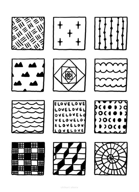 100+ Fun, Easy Patterns to Draw