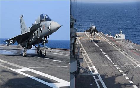 The naval version of indigenous Light Combat Aircraft (LCA), made its ...