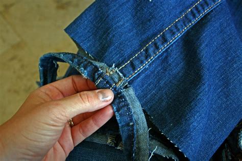 The Pretty Poppy: How to hem jeans using the original hem..the best way!! | Original hem, Sewing ...