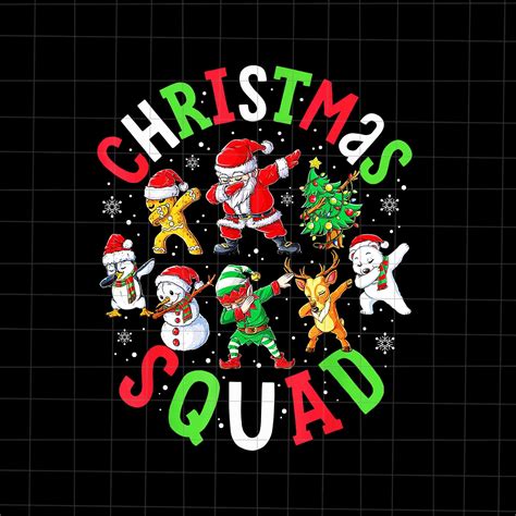 Dabbing Christmas Squad Png, Christmas Squad Santa Elf Png, - Inspire ...