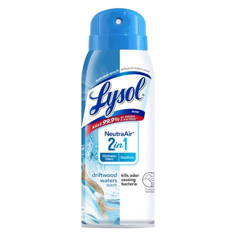 Lysol Neutraair Disinfectant Spray, 2 In 1: Eliminates Odors and ...