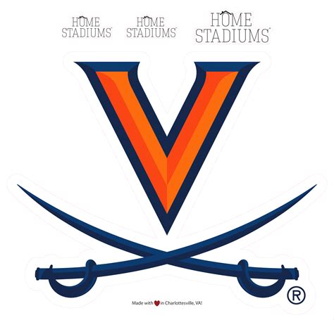 UVA V-Sabre Logo Wall Graphic – Home Stadiums LLC