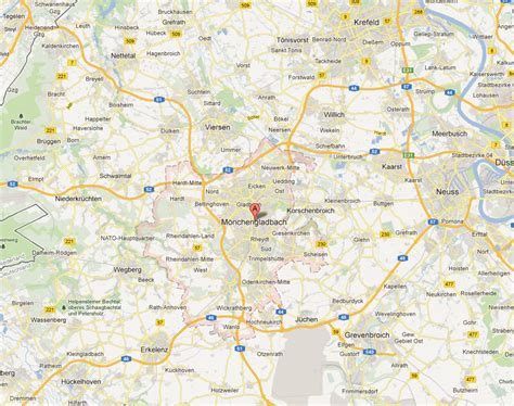 Monchengladbach Map - Germany