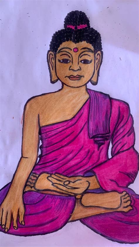 Share more than 141 buddha drawing with colour super hot - seven.edu.vn