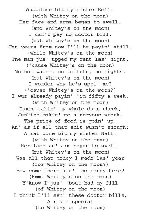 Whites on the moon- Gil Scott Heron | Poems | Pinterest | Poem and Thoughts