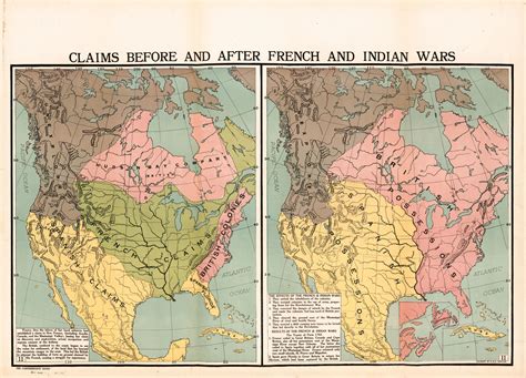 Claims Before and After the French and Indian Wars | Library of Congress
