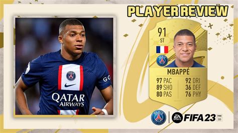 THE BEST! 🥇 91 KYLIAN MBAPPE PLAYER REVIEW! FIFA 23 ULTIMATE TEAM - YouTube