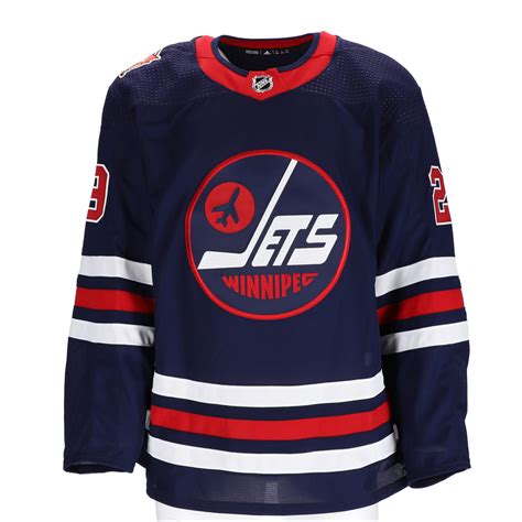 Patrik Laine Winnipeg Jets Game-Used 2019 NHL Heritage Classic Jersey ...