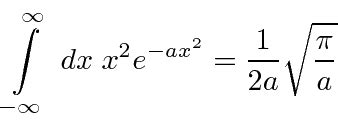 Gaussian Integral