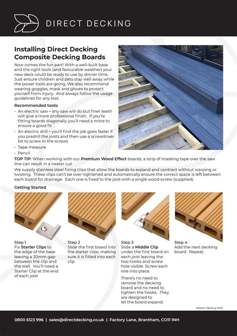 How to Install Composite Decking by Step on Safety - Issuu