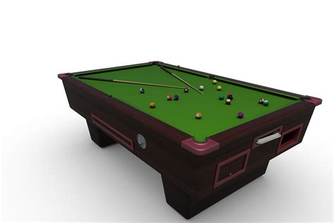 3D pool table - TurboSquid 1496652