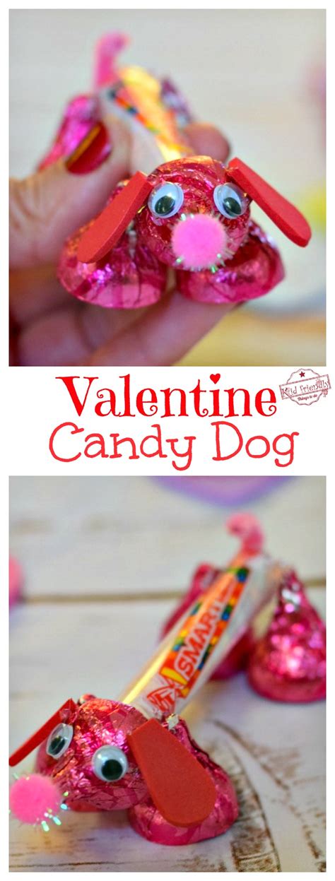 Make A Valentine's Candy Dog for a Fun Kid's Craft and Treat