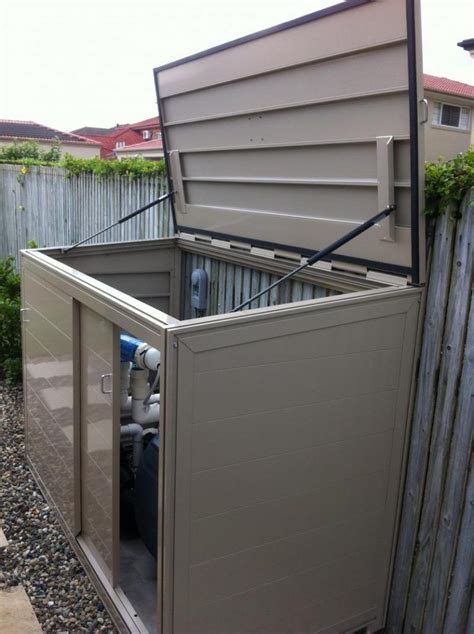 Pool Pump Housing – The Box Thing Pool Equipment Enclosure, Pool ...