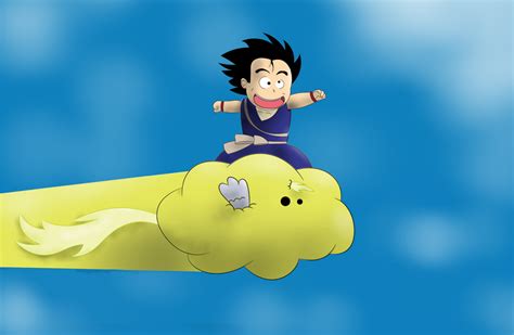 Goku On Flying nimbus by GearHorn on DeviantArt