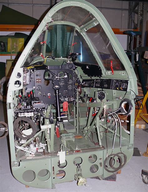 Bristol Beaufighter Cockpit, reg A19-144, Being restored in Hangar 2 at Duxford, UK. - a photo ...